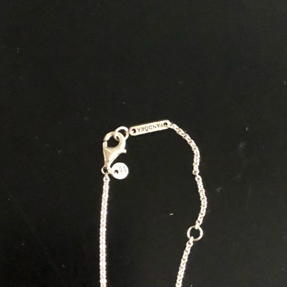 Pandora Heart Sterling Silver Necklace and Earrings - Picture 6 of 12